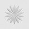 Ekena Millwork Standard Sedgwick Flower Rosette With Square Edge, 5"W x 5"H x 3/4"P ROSP050X050X075SDG09 - alternate 3